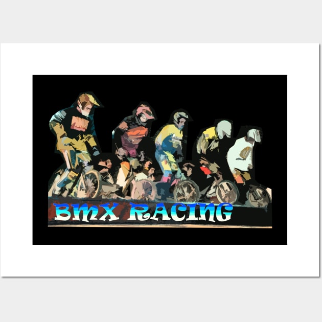 bmx racing Wall Art by rickylabellevie